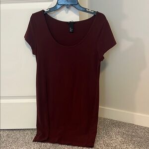Elegant Burgundy Women's Top